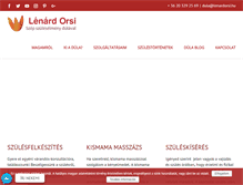 Tablet Screenshot of lenardorsi.hu